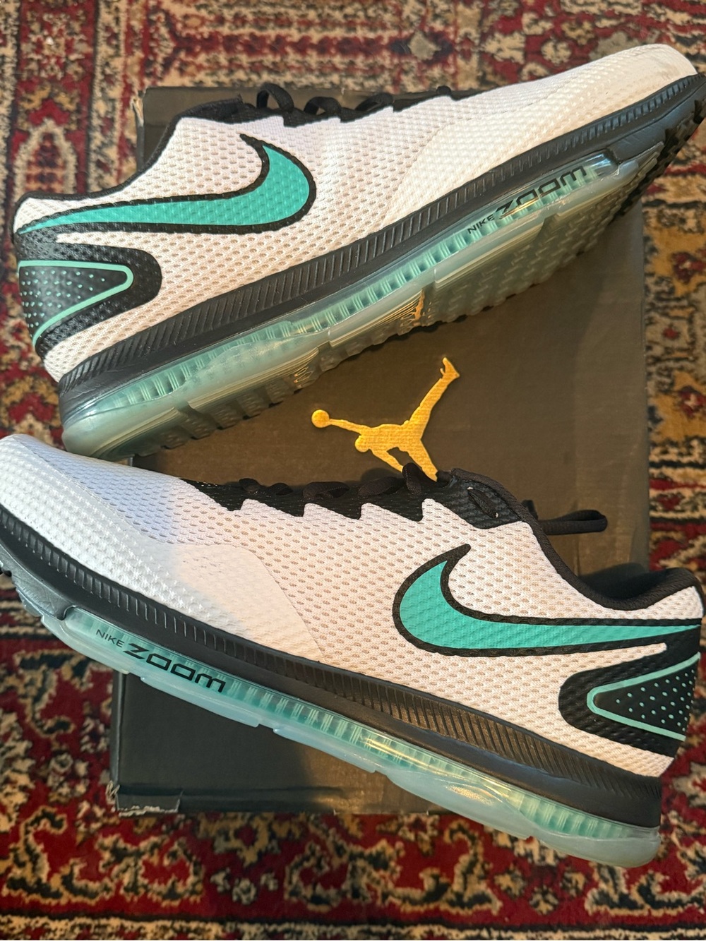 Nike Zoom All Out Low 2 White Clear Jade Black - Men's Zoom Running Shoes